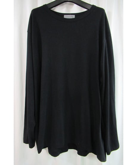 21ss yohji yamamoto pour homme 黒 バックプリントシンプルカットソー HD-T72-987