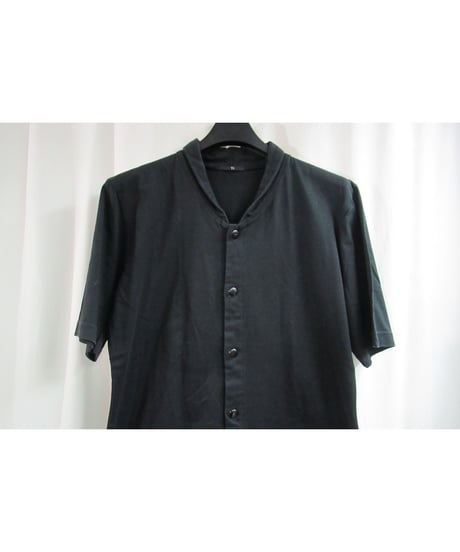 90's Y's yohji yamamoto vintage ちび襟 半袖カットソーカーディガン YK-T40-013