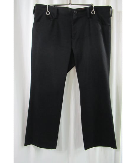 Y's 赤タグ yohji yamamotoクロップドストレートパンツ YX-P53-150