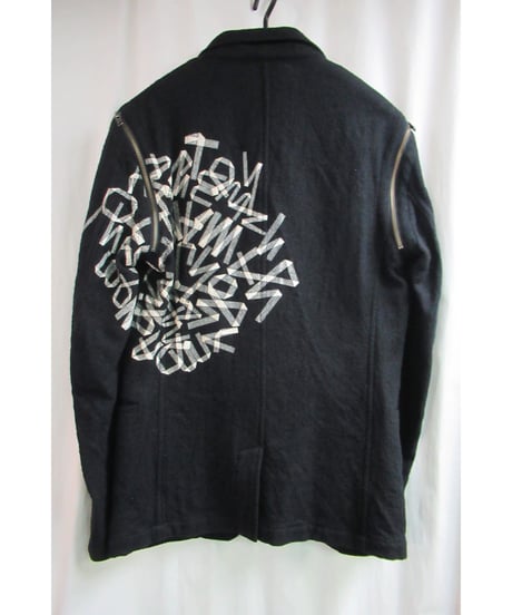 15aw yohji yamamoto pour homme ファスナーデザインジャケット HY-J69-131