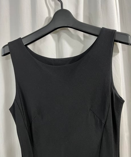 2001SS yohjiyamamoto +NOIR ノースリーブワンピース（NX-D04-132）