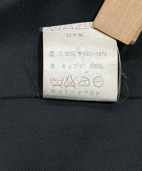 1990AW yohji yamamoto pour homme 丸文字ロゴ vintage ショットブルゾン（H-Y-238xxx）