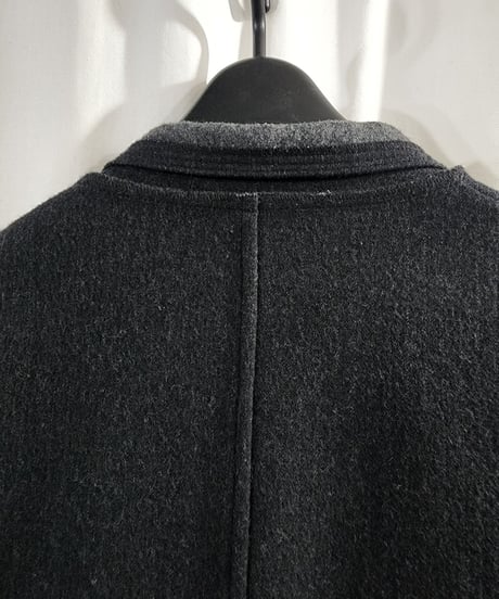 Y's for men  yohji yamamoto チャコールグレー ストライプロングジャケット  (MJ-J06-110)