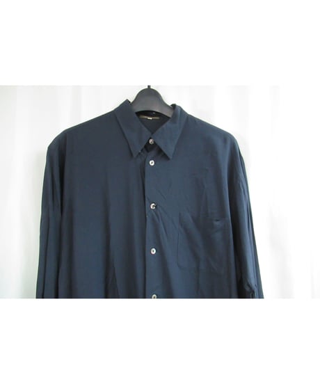 Y's for men yohji yamamoto 貝ボタンシンプルレーヨンブラウス MR-B15-204