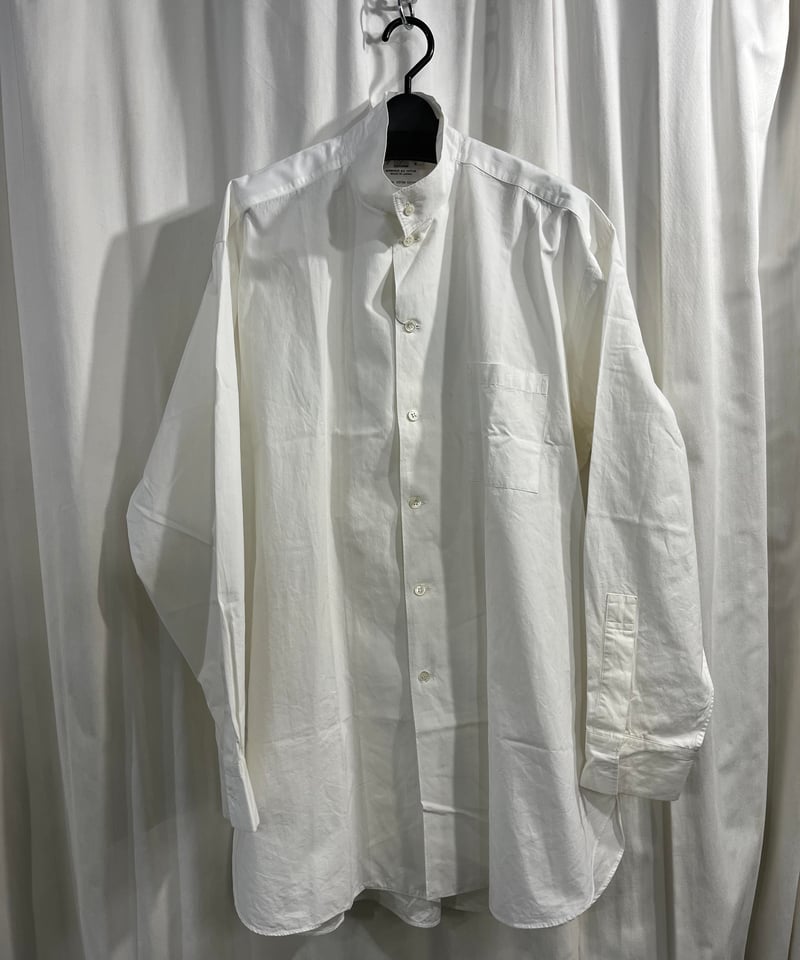 Yohji Yamamoto 16SS スタンド衿デザインホワイトシャツ Yohji Yamamoto 16SS スタンド衿デザインホワイトシャツ - メルカリ