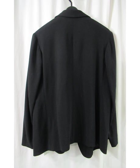 04ss yohji yamamoto +noir ピークドラペルシンプルジャケット NZ-J03-102
