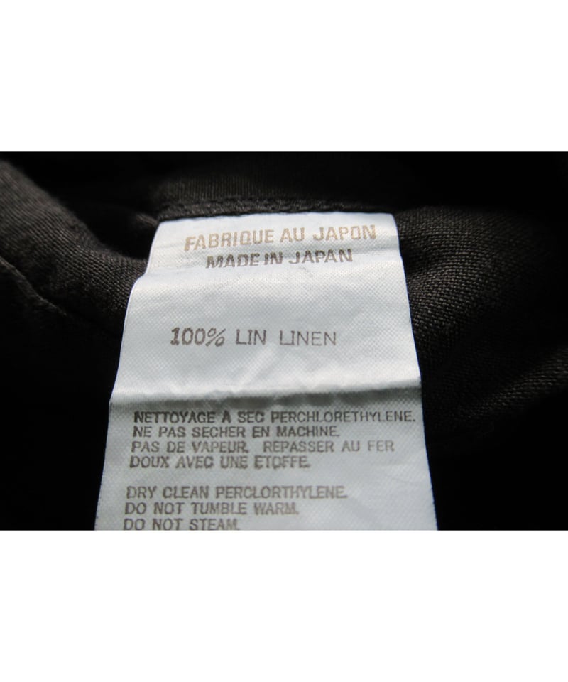 04ss yohji yamamoto pour homme 麻 ステッチデザインジャケット（