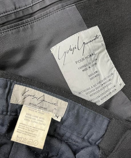 yohji yamamoto pour homme vintage 3釦セットアップスーツ（H-J-019xxx）