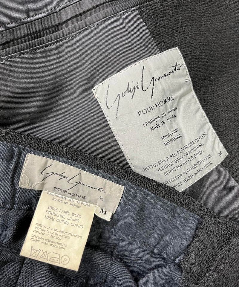 yohji yamamoto pour homme vintage 3釦セットアップスーツ（H