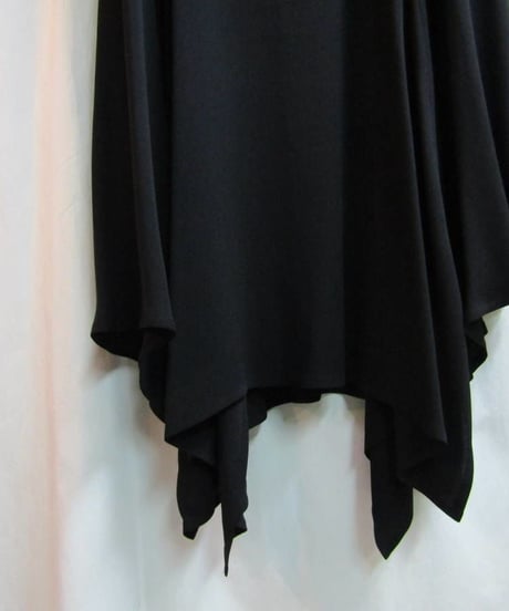 yohji yamamoto +noir アシメトリーデザインワンピース NN-D03-412