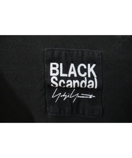 19ss BLACK Scandal yohji yamamoto +noir  抜染デザインカットソー NH-T18-086