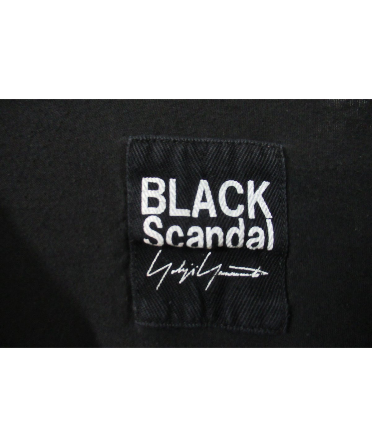 19ss BLACK Scandal yohji yamamoto +noir 抜染デザイン...