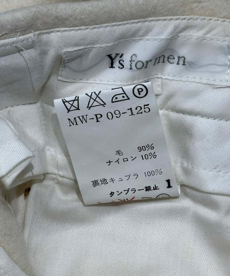難あり 1990's Y's for men yohji yamamoto vintage ウ－ル パンツ（MW-P09-125）