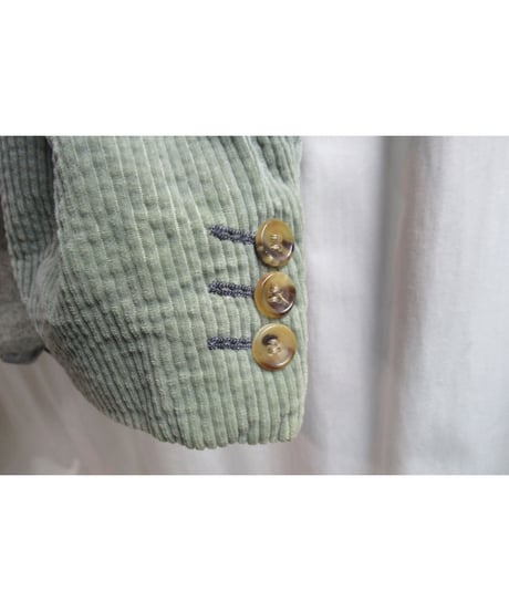 AD1994 COMME des GARCONS HOMME PLUS 縮絨 フロントジッパー 切替コーデュロイジャケット  PJ-04004M