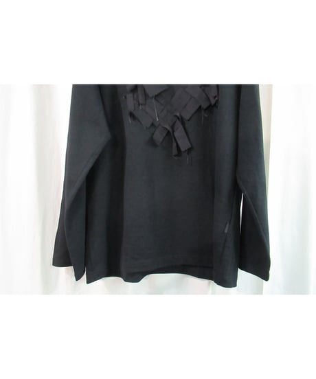 20ss B yohji yamamoto 長袖 リボンデザインカットソー NN-T75-079