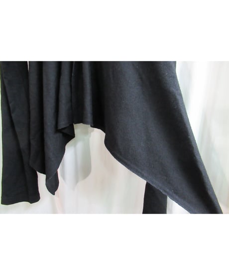 AD2009 COMME des GARCONS フード付 変形ショートプルオーバー GD-T017