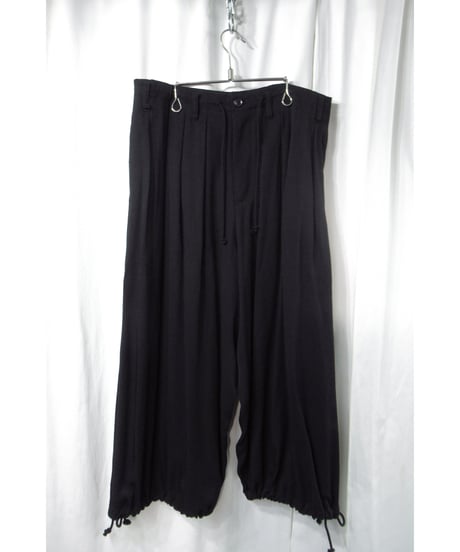 19aw BLACK Scandal yohji yamamoto pour homme 16タック バルーンパンツ（HC-P80-223）