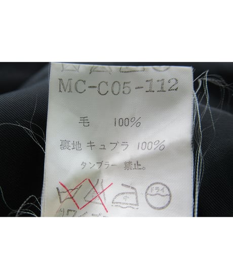 90’s Y’s for men yohji yamamoto vintage 釦デザイン ダブルロングコート（MC-C05-112）