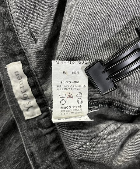 Y's for men yohji yamamoto デザインデニムパンツ（MH-P03-003）