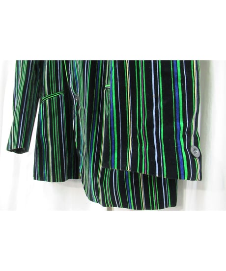 93aw yohji yamamoto pour homme vintage ストライプデザインジャケット（HP-J09-001）