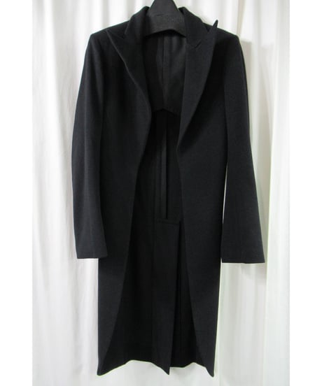 04aw yohji yamamoto femme 燕尾デザインロングジャケット FJ-J46-199