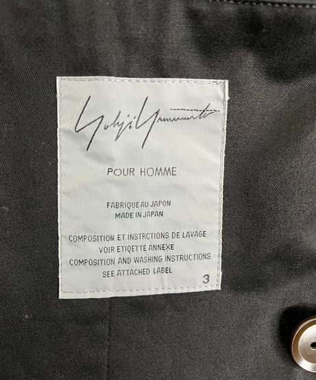 2000SS yohji yamamoto pour homme スタンドカラージャケット（HB-J26-068）