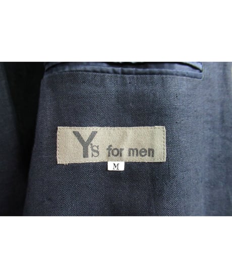 80's Y's for men yohji yamamoto vintage 麻 シンプルジャケット MR-J10-304