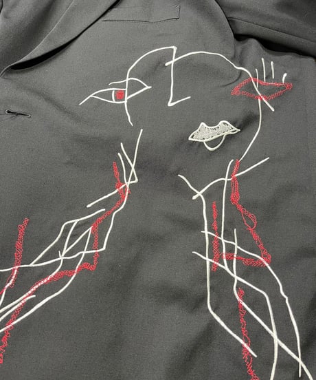 2022SS yohji yamamoto pour homme リエ刺繡ジャケット（HG-J54-108）