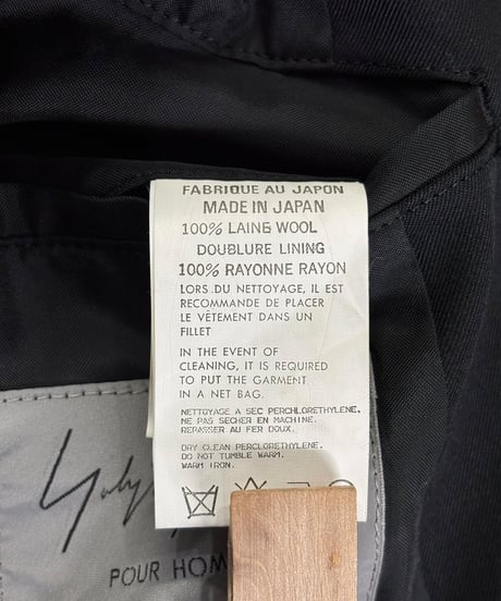1998AW yohji yamamoto pour homme vintage ロングジャケット（HY-J31-999）