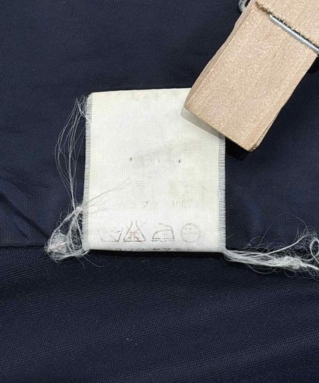 難あり 1990SS yohji yamamoto pour homme vintage 丸文字ロゴ 犬刺繡インナーベスト（H-V-193xxx）