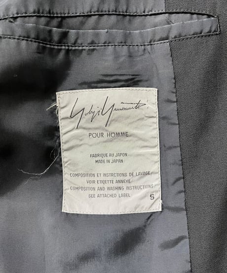 1992SS yohji yamamoto pour homme プリントジャケット（HO-J16-100）