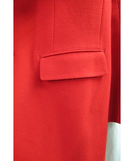 レア 09aw yohji yamamoto pour homme 赤 ケルベロス ドクタージャケット HZ-J67-149
