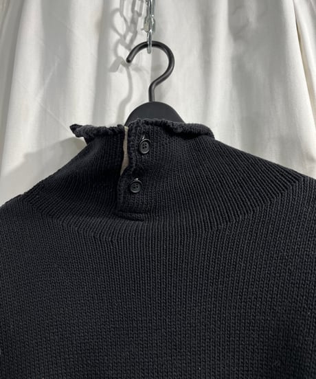 2016AW yohji yamamoto pour homme リエ刺繡 長袖セーター（HR-K12-092）