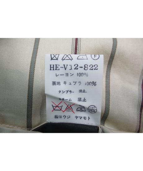 激レア 95aw yohji yamamoto pour homme vintage オリジナル 鹿鳴館 プリントベスト HE-V12-822