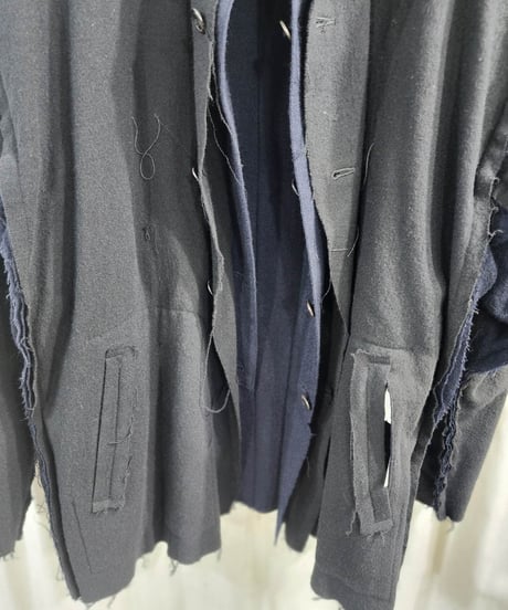 2015aw yohji yamamoto pour homme レイヤードリバーシブルジャケット  (HY-B15-105)