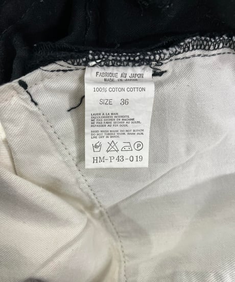 2002AW yohji yamamoto pour homme デザインデニムパンツ（HM-P43-019）