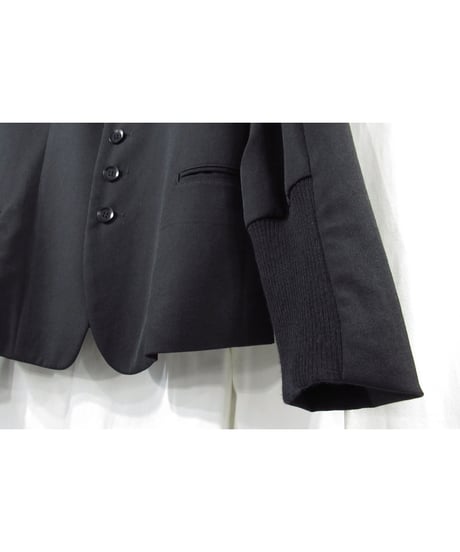 未使用タグ付き Y’s yohji yamamoto 多釦 袖リブデザインジャケット（YP-J04-100）