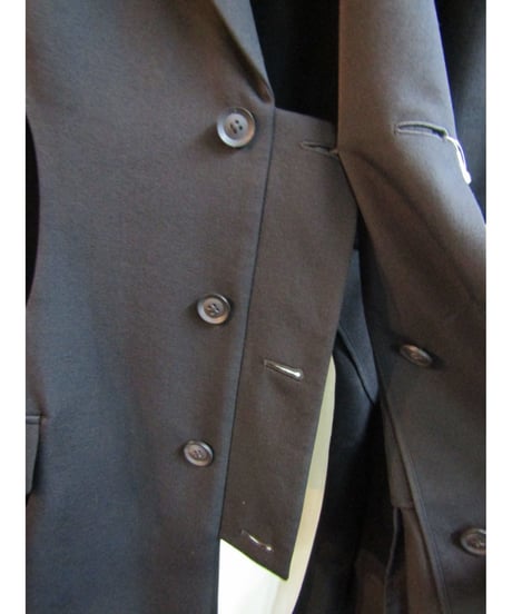 未使用 19ss yohji yamamoto pour homme カッティングデザインロングジャケット HH-J11-100
