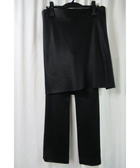 01aw yohji yamamoto femme 巻きスカート付パンツ FV-P21-905