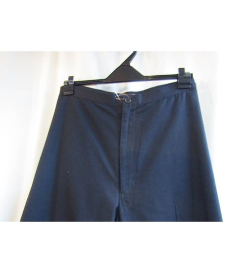 Y's yohji yamamoto 紺 コットンストレートパンツ YO-P21-037