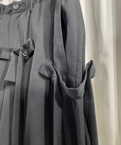 SAMPLE 2020SS yohji yamamoto pour homme テープ付きハーフパンツ（HN-P68-100）