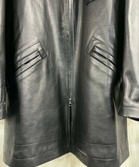 Y's for men フード付きカウレザーブルゾン（MW-C06-702）