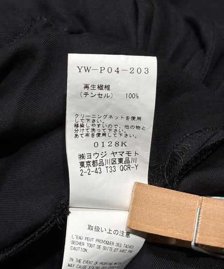 Y's yohji yamamoto テンセル パンツ（YW-P04-203）