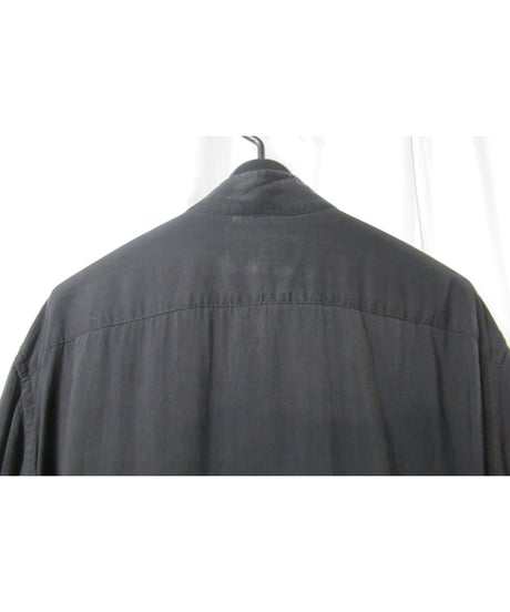 20ss yohji yamamoto pour homme パチポケットデザイン スタンドカラーブラウス（HN-B44-222）