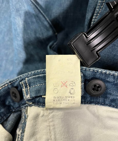 Y's for men yohji yamamoto サスペンダーデニムパンツ（ME-P25-065）