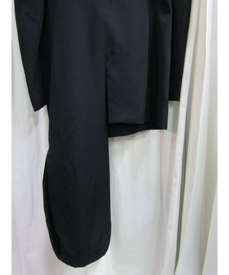 19aw yohji yamamoto pour homme アシメトリーロングジャケット HC-J40-100