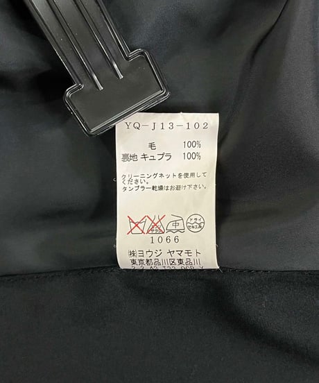 Y's yohji yamamoto ダブルジップ ジャケット（YQ-J13-102）