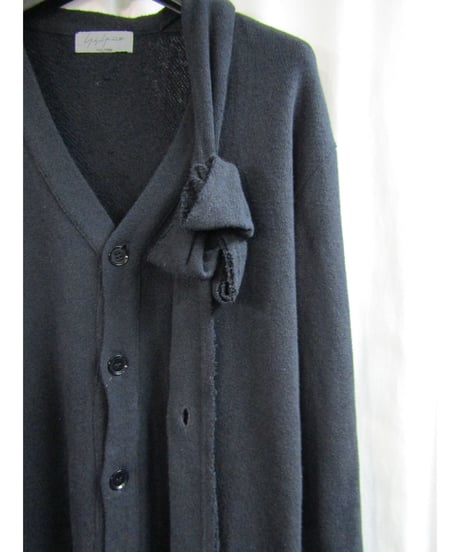11aw yohji yamamoto pour homme 変形デザインカットソーカーディガン HP-T31-078