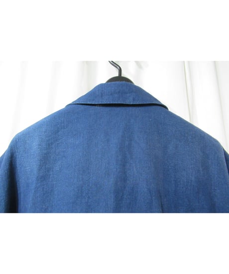 17ss yohji yamamoto pour homme スリーブデザイン 麻 ロングドレス（HD-D17-307）