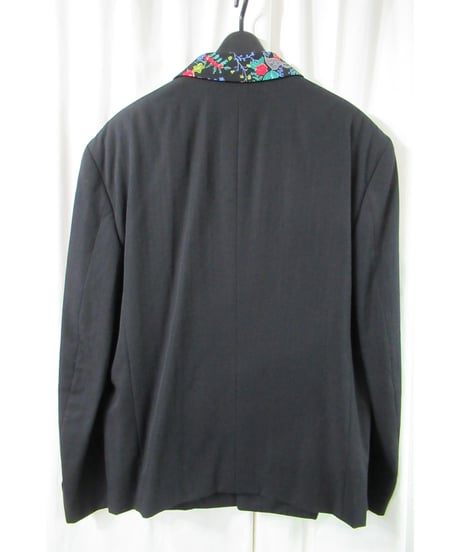 激レア AD1988 COMME des GARCONS HOMME PLUS 花襟 ダブルボタンデザインジャケット PP-05008S